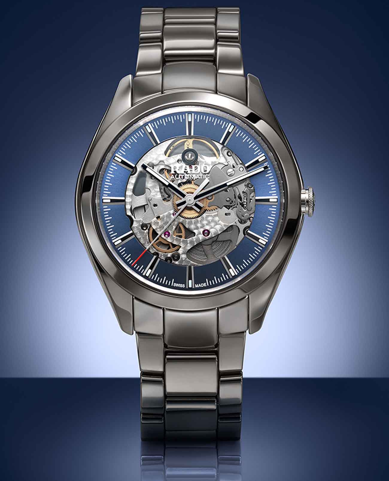 Оригинальные часы Rado Rado Hyperchrome Automatic R32020202 механические калибр механизма  общий вид