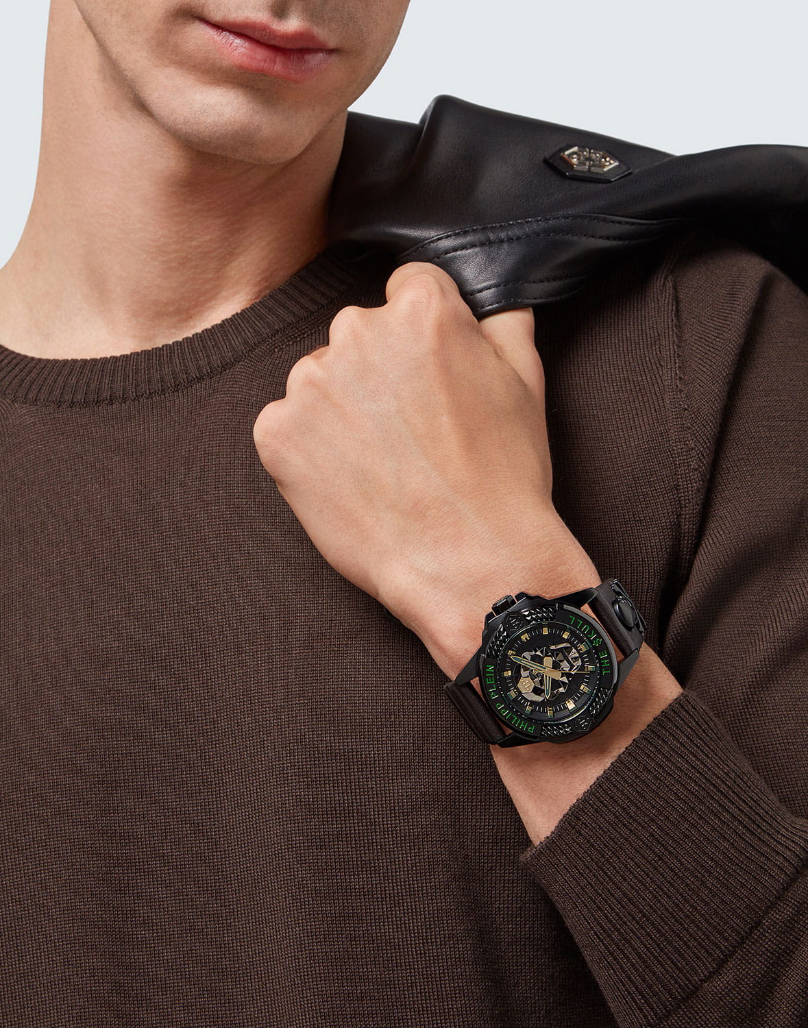 Philipp Plein Philipp Plein The Skull PWAAA0421 , наручные мужские часы фото под углом