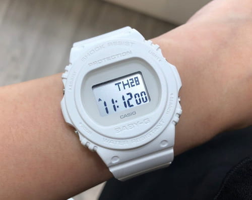 Casio Casio Baby-G BGD-570-7DR (BGD-570-7), baby-g япония женские часы на браслете пластик боковой вид