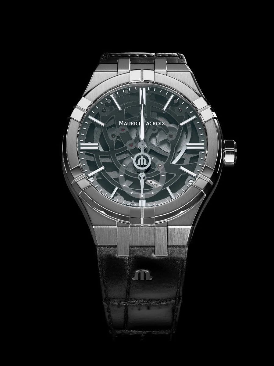 Maurice Lacroix Maurice Lacroix Aikon Automatic Mercury AI6088-SS002-030-1, aikon швейцария мужские часы на браслете нержавеющая сталь боковой вид