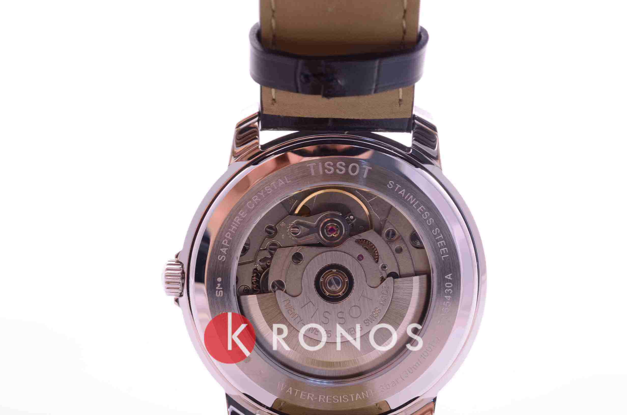 Tissot Tissot Automatics III T065.430.16.051.00 механические мужские часы часы крупный план черный циферблата