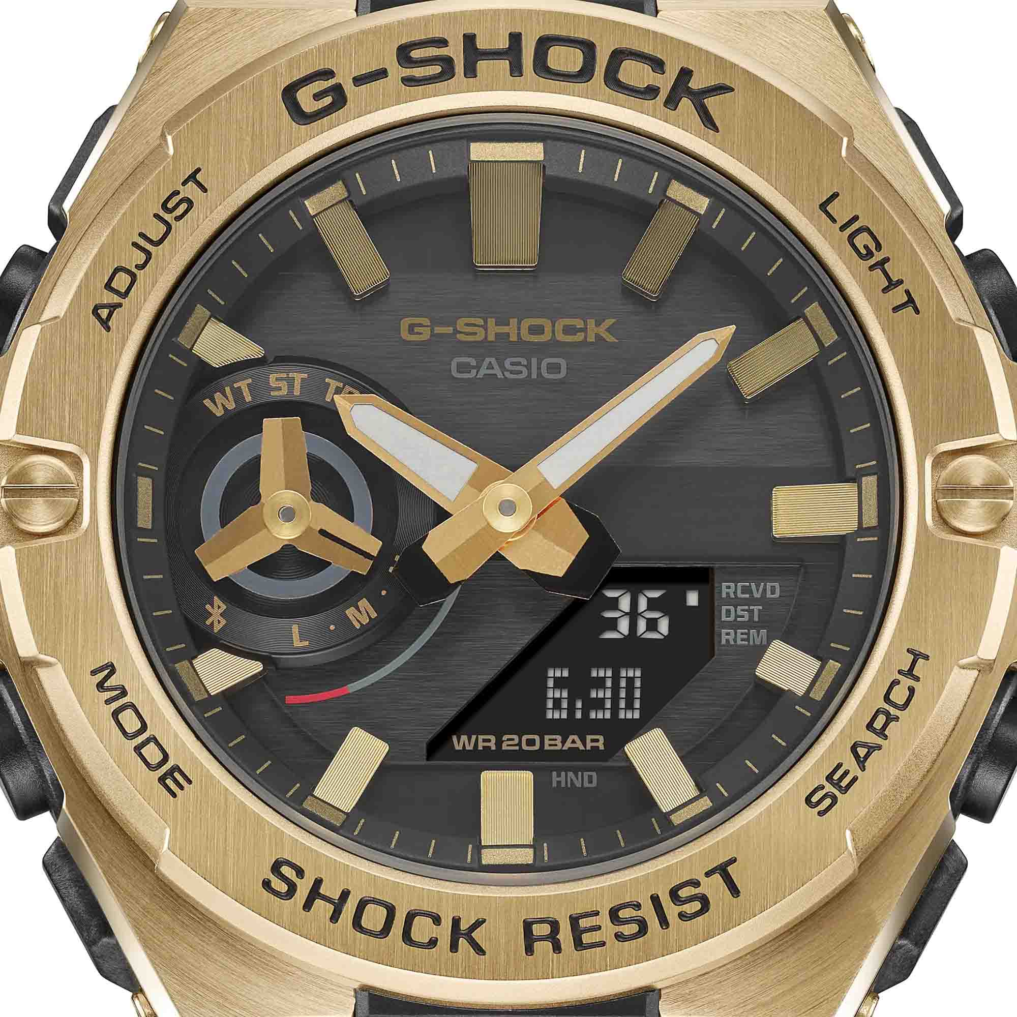 Casio Casio G-Shock GST-B500GD-9A GST G-Steel - задняя крышка сталь карбон корпуса, япония часы