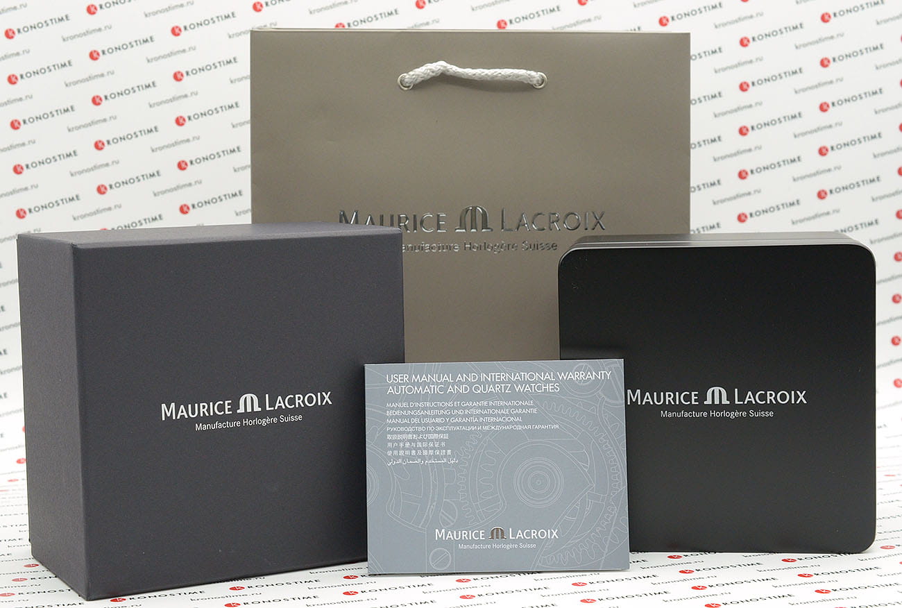 Оригинальные часы Maurice Lacroix Maurice Lacroix Eliros Moonphase EL1096-SS001-170-1 кварцевые калибр механизма  общий вид