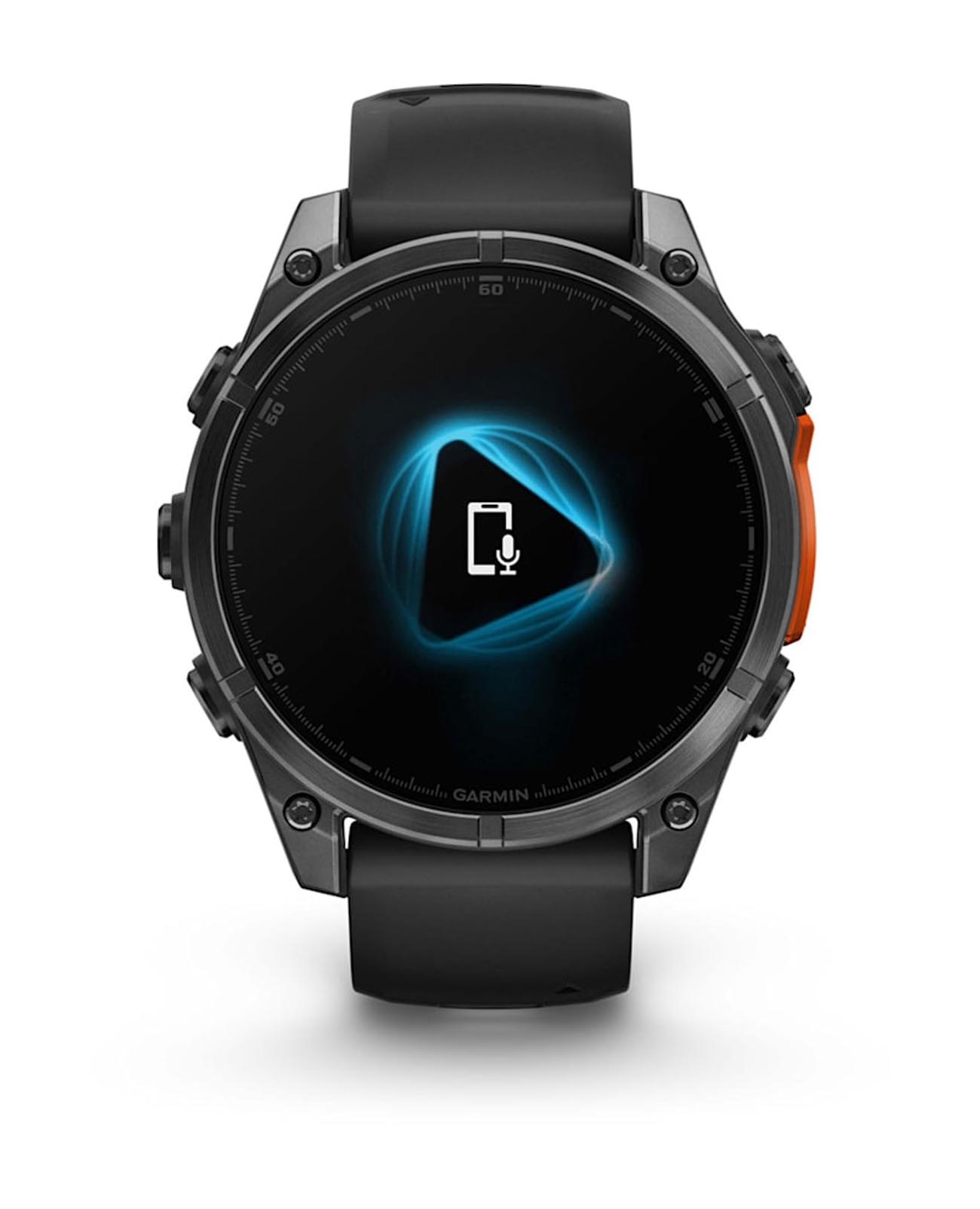 Garmin Garmin Fenix 8 010-02904-00, fenix сша мужские часы на браслете силикон боковой вид