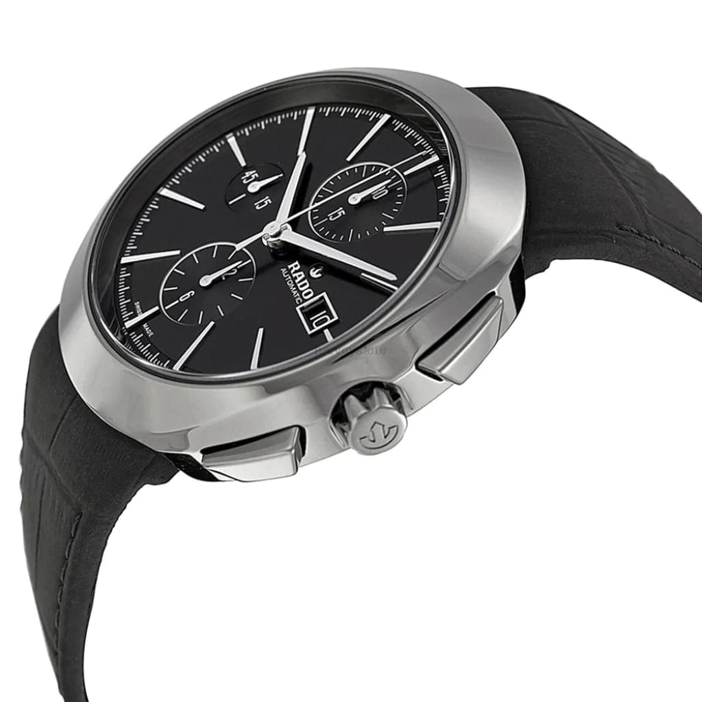 Rado Rado D-Star R15556155,  швейцария мужские часы на браслете кожаный боковой вид