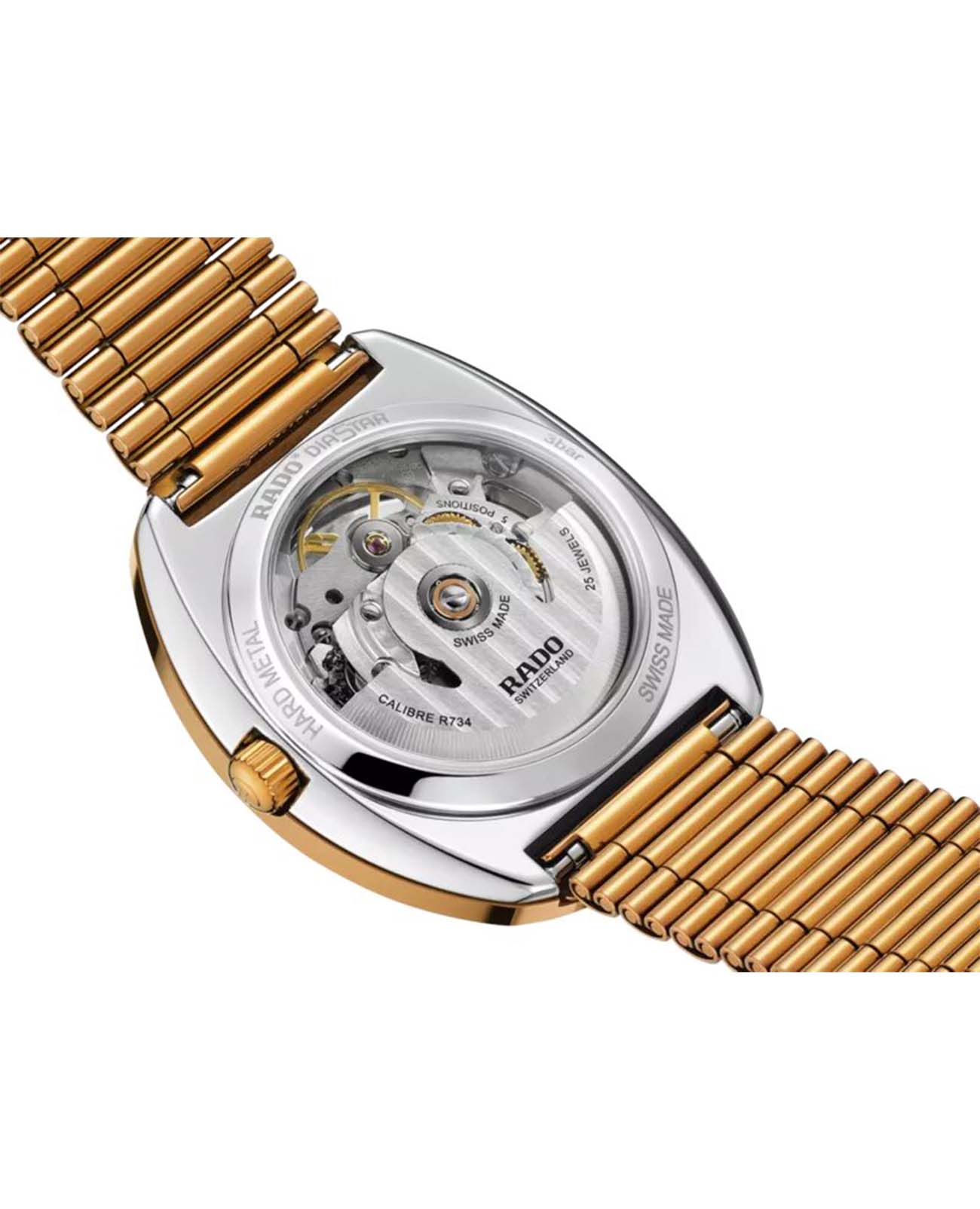 Rado Rado DiaStar The Original Automatic R12065303, diastar швейцария женские часы на браслете сталь c pvd покрытием боковой вид