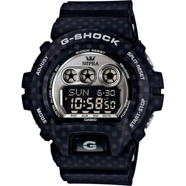 Casio Casio G-Shock GD-X6900SP-1E  GD-X6900SP-1E электронные мужские часы черный циферблат, браслет  — вид спереди