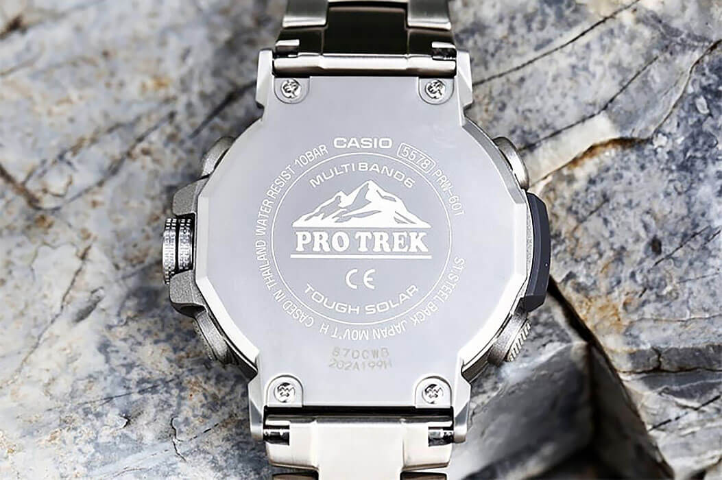 Оригинальные часы Casio Casio Pro Trek PRW-60T-7A кварцевые калибр механизма  общий вид