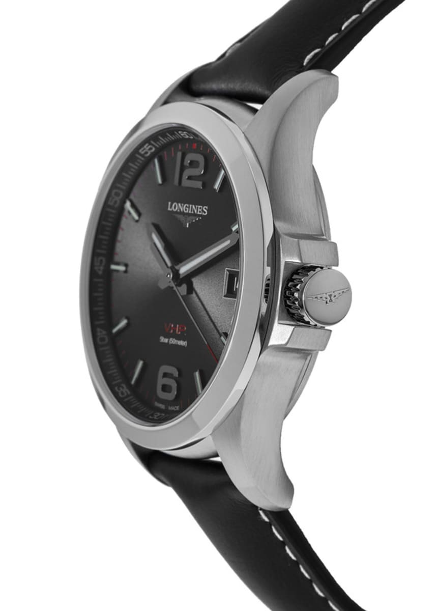 Longines Longines Conquest V.H.P.  L3.716.4.56.2 , наручные мужские часы фото под углом
