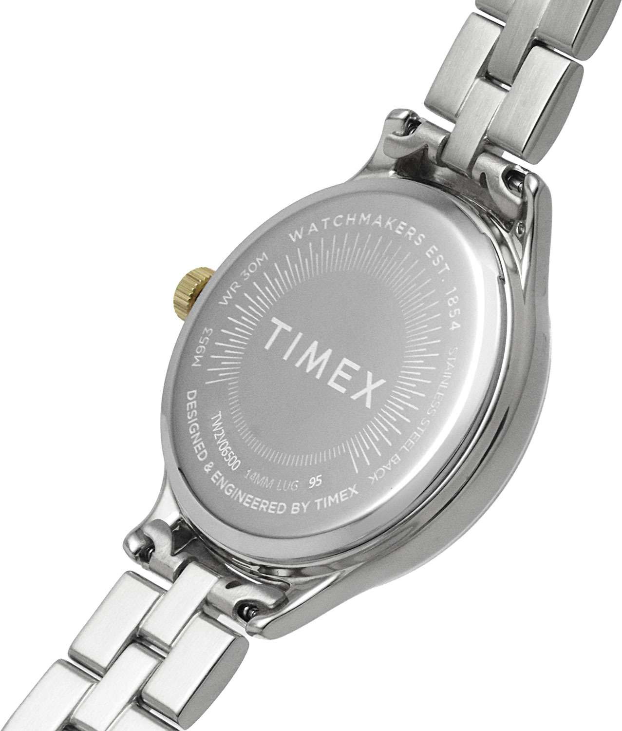 Timex Timex Peyton TW2V06500 кварцевые женские часы часы крупный план белый циферблата