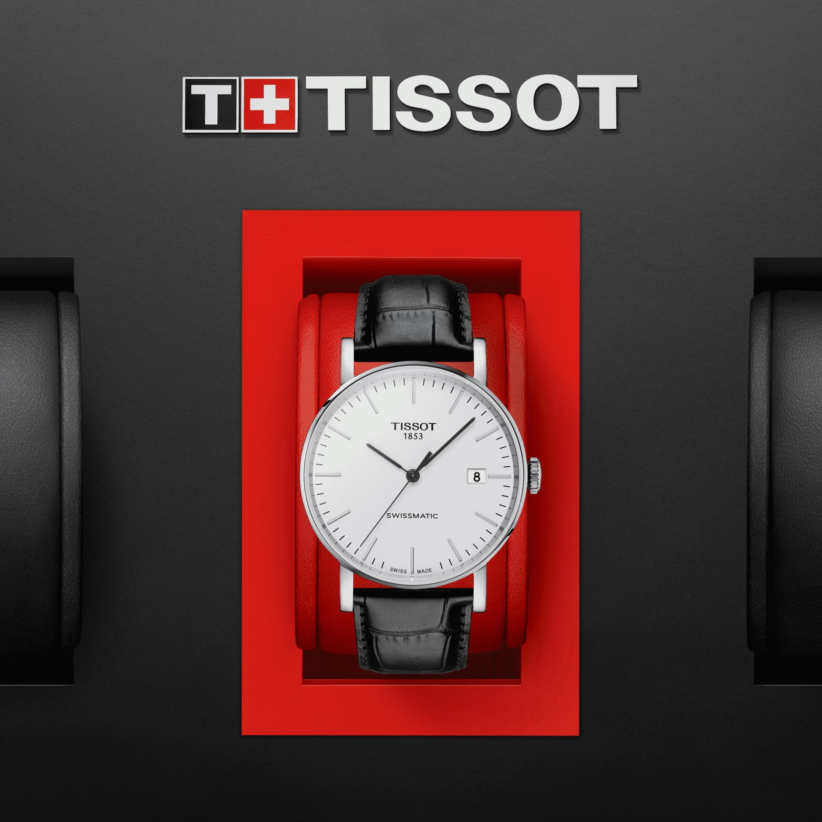 Оригинальные часы Tissot Tissot Everytime Swissmatic T109.407.16.031.00 механические калибр механизма swissmatic общий вид