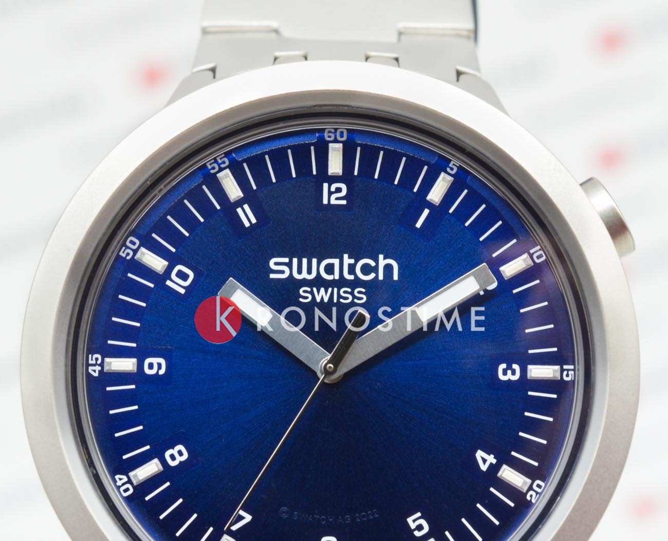 Swatch Swatch Big Bold Irony Standard SB07S102G, big bold швейцария мужские часы на браслете нержавеющая сталь боковой вид