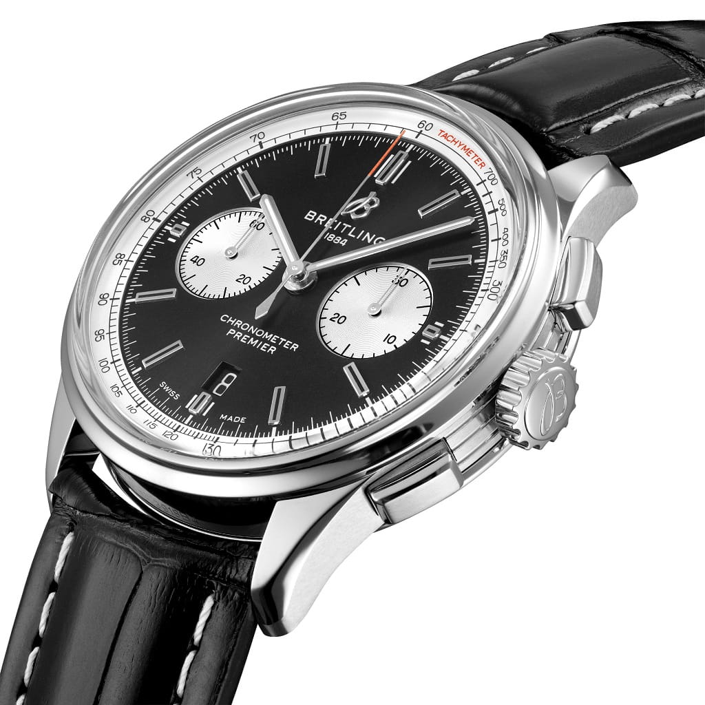 Breitling Breitling Premier B01 Chronograph 42 AB0118371B1P1 , наручные мужские часы фото под углом