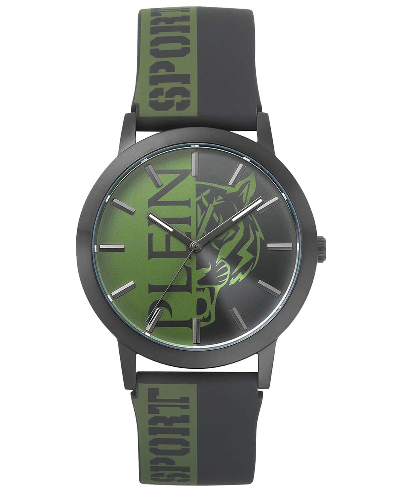 Plein Sport Plein Sport Legend PSLBA0523  PSLBA0523 кварцевые мужские часы  циферблат, браслет силикон — вид спереди