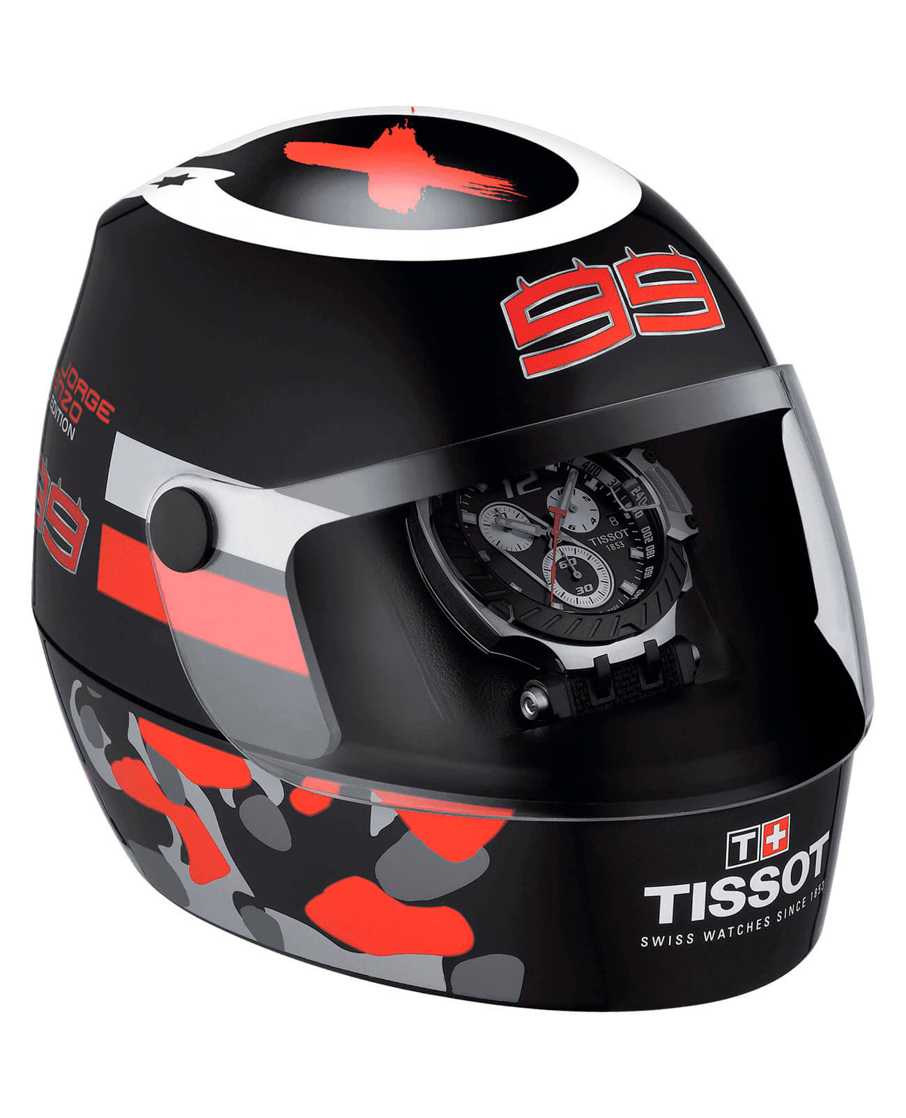 Tissot Tissot T-Race Jorge Lorenzo 2019 T115.417.27.057.00 мужские часы черный циферблат на запястье