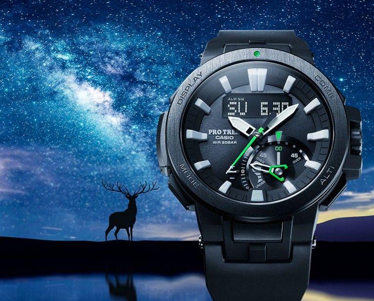Casio Casio Pro Trek PRW-7000-1A PRW - задняя крышка пластик сталь металл корпуса, япония часы
