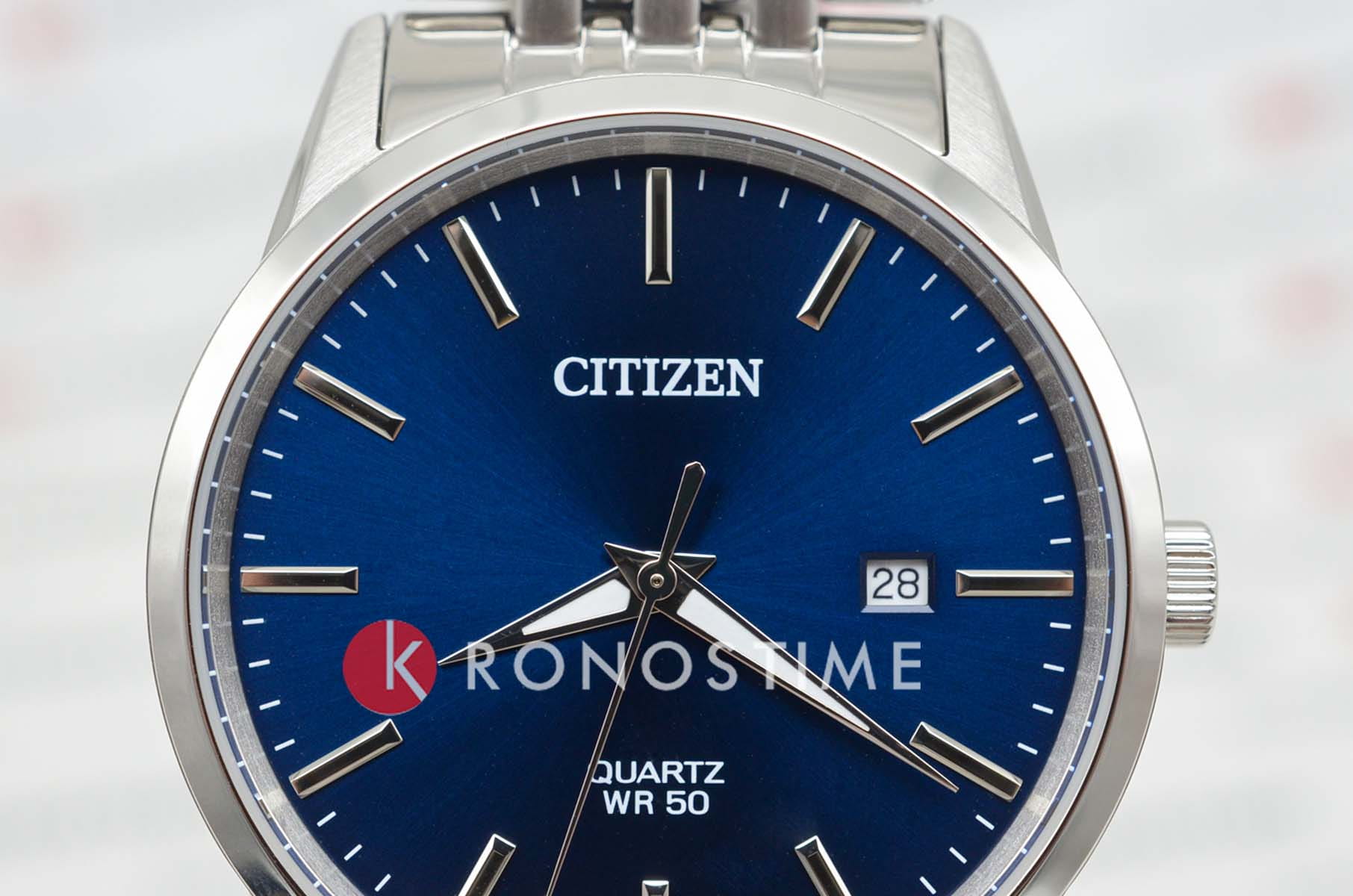 Citizen Citizen Basic BI5000-87L, tsuyosa япония мужские часы на браслете нержавеющая сталь боковой вид