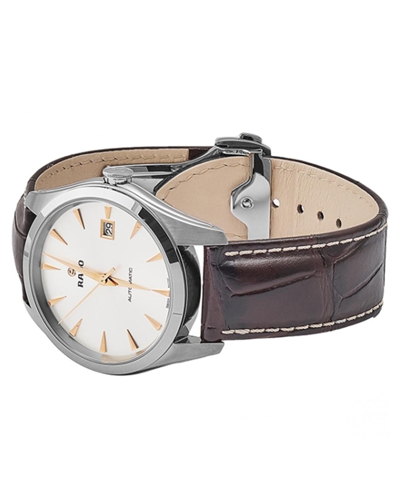 Rado Rado Hyperchrome Automatic R32115115, hyperchrome швейцария мужские часы на браслете кожаный боковой вид