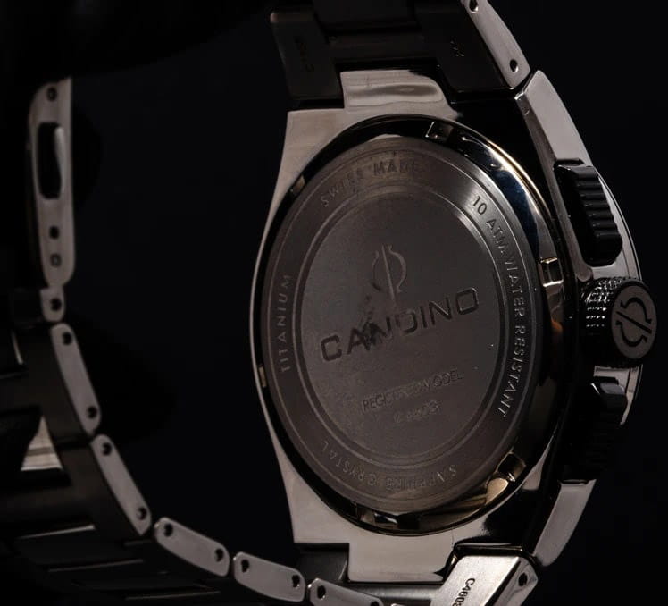 Candino Candino Titanium Chrono C4603/A мужские часы белый циферблат на запястье