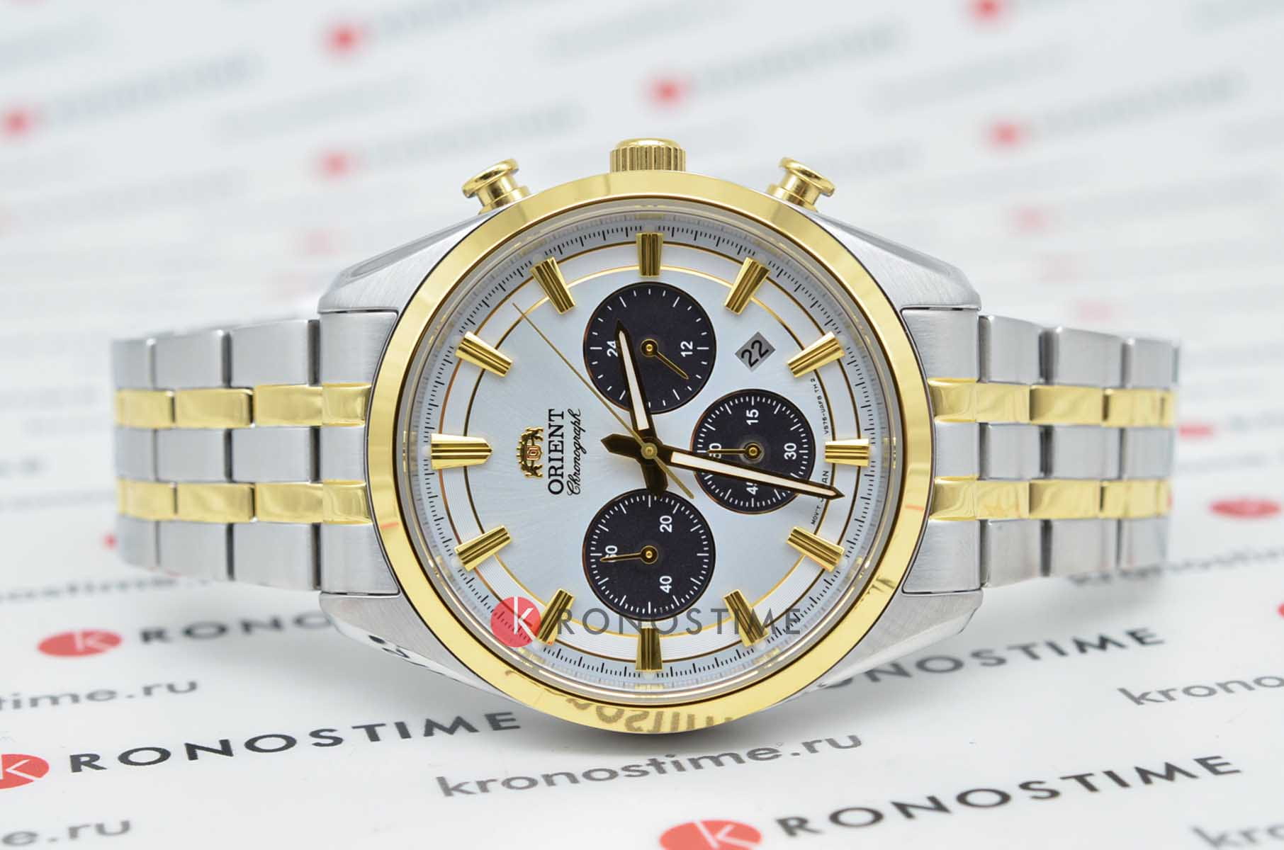 Orient Orient Chronograph RA-TX0302S (RN-TX0302S) , наручные мужские часы фото под углом