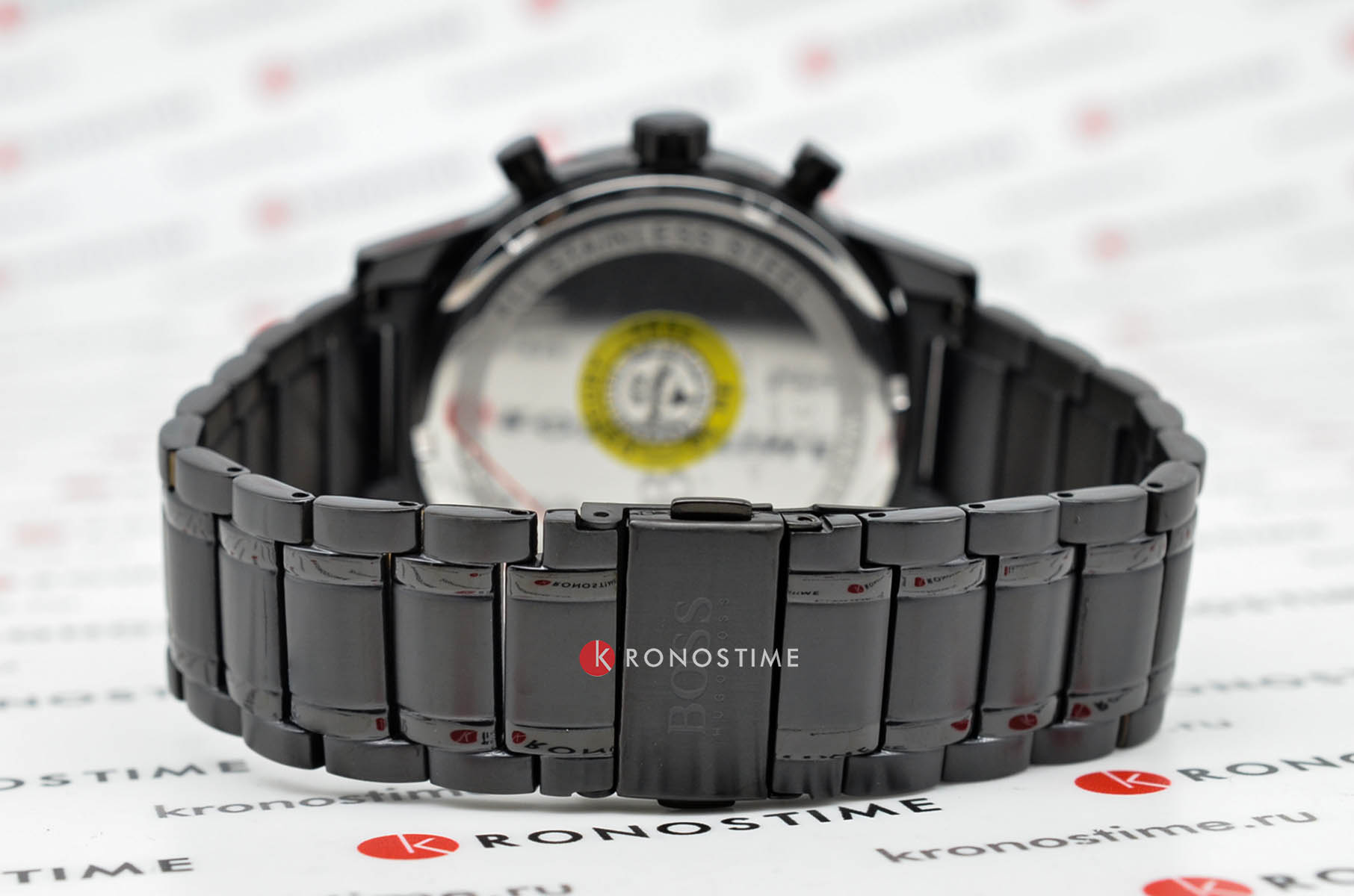 Hugo Boss Hugo Boss Aeroliner HB1513275 кварцевые мужские часы часы крупный план черный циферблата