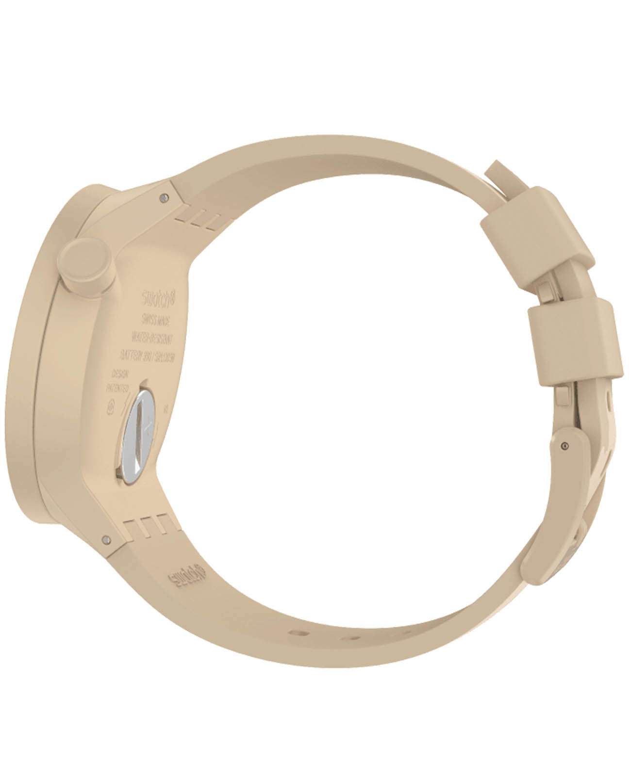 Swatch Swatch Big Bold Bioceramic SB03C101  — детали корпуса и силикон