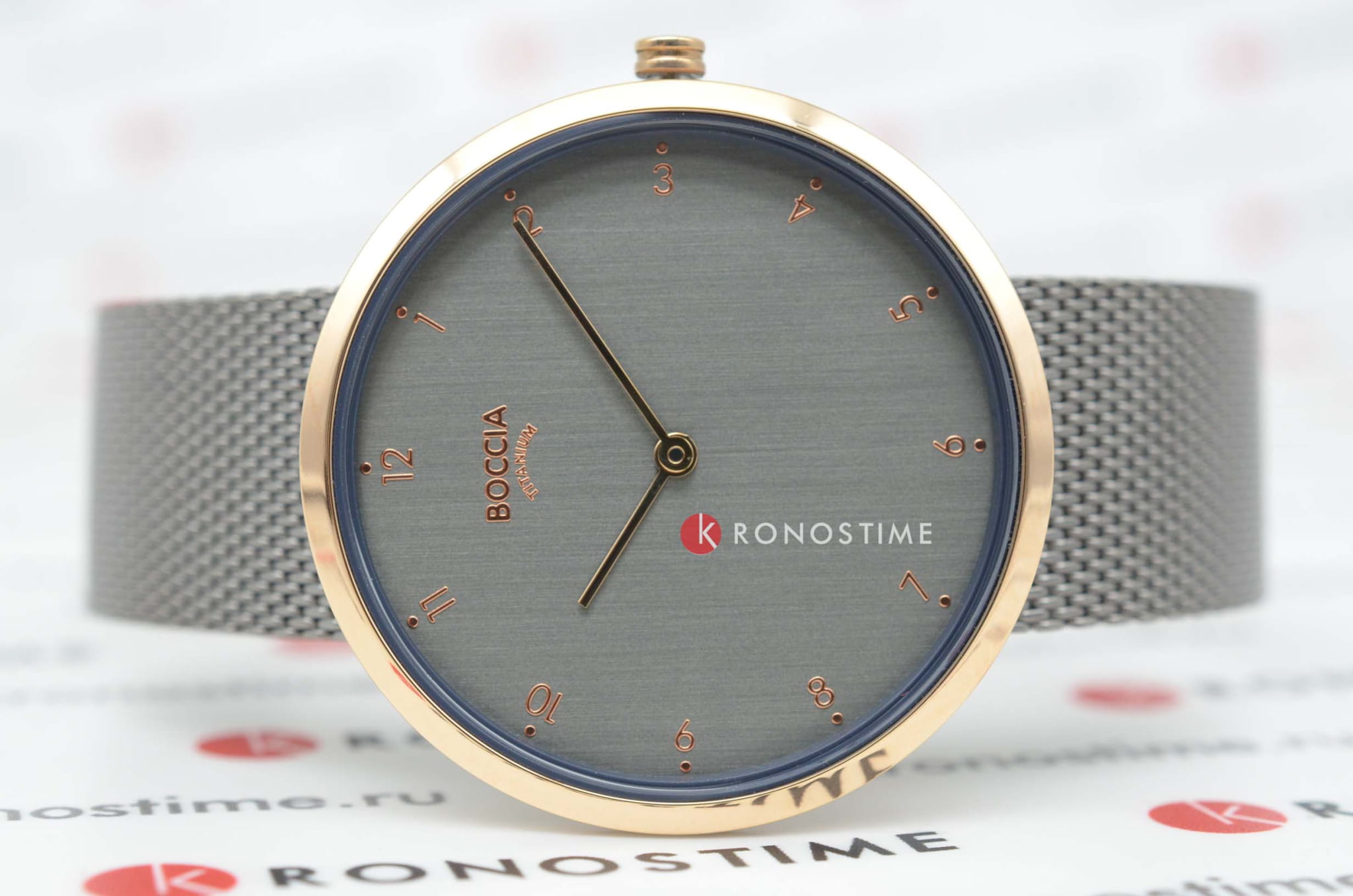 Оригинальные часы Boccia Titanium Boccia Titanium 3309-10 кварцевые калибр механизма  общий вид