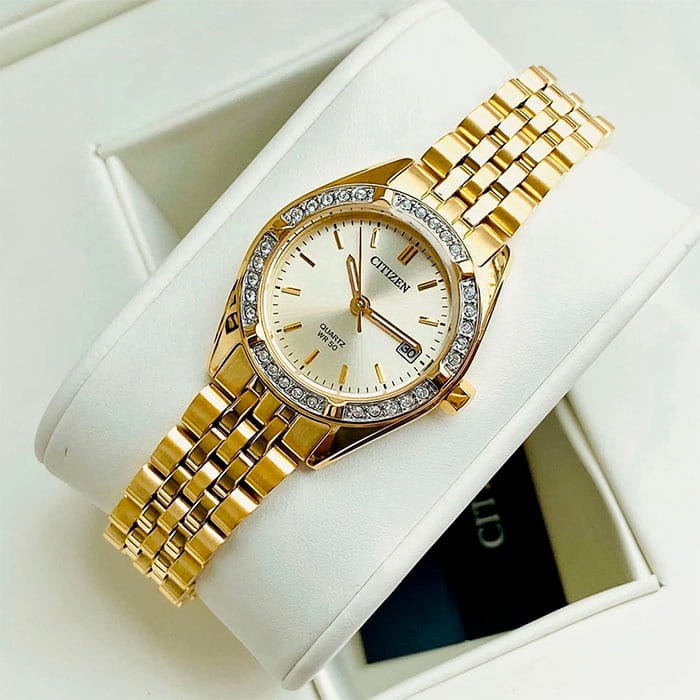 Оригинальные часы Citizen Citizen Elegance EU6062-50P кварцевые калибр механизма citizen g011 общий вид