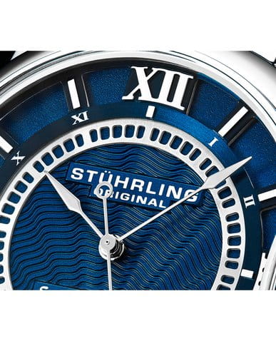 Stuhrling Stuhrling Heritage Depthmaster 1001.02 , наручные мужские часы фото под углом