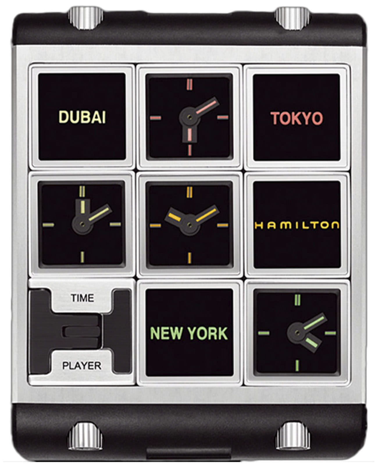 Hamilton Hamilton American Classic H51511331  H51511331 кварцевые мужские часы черный циферблат, браслет каучук — вид спереди