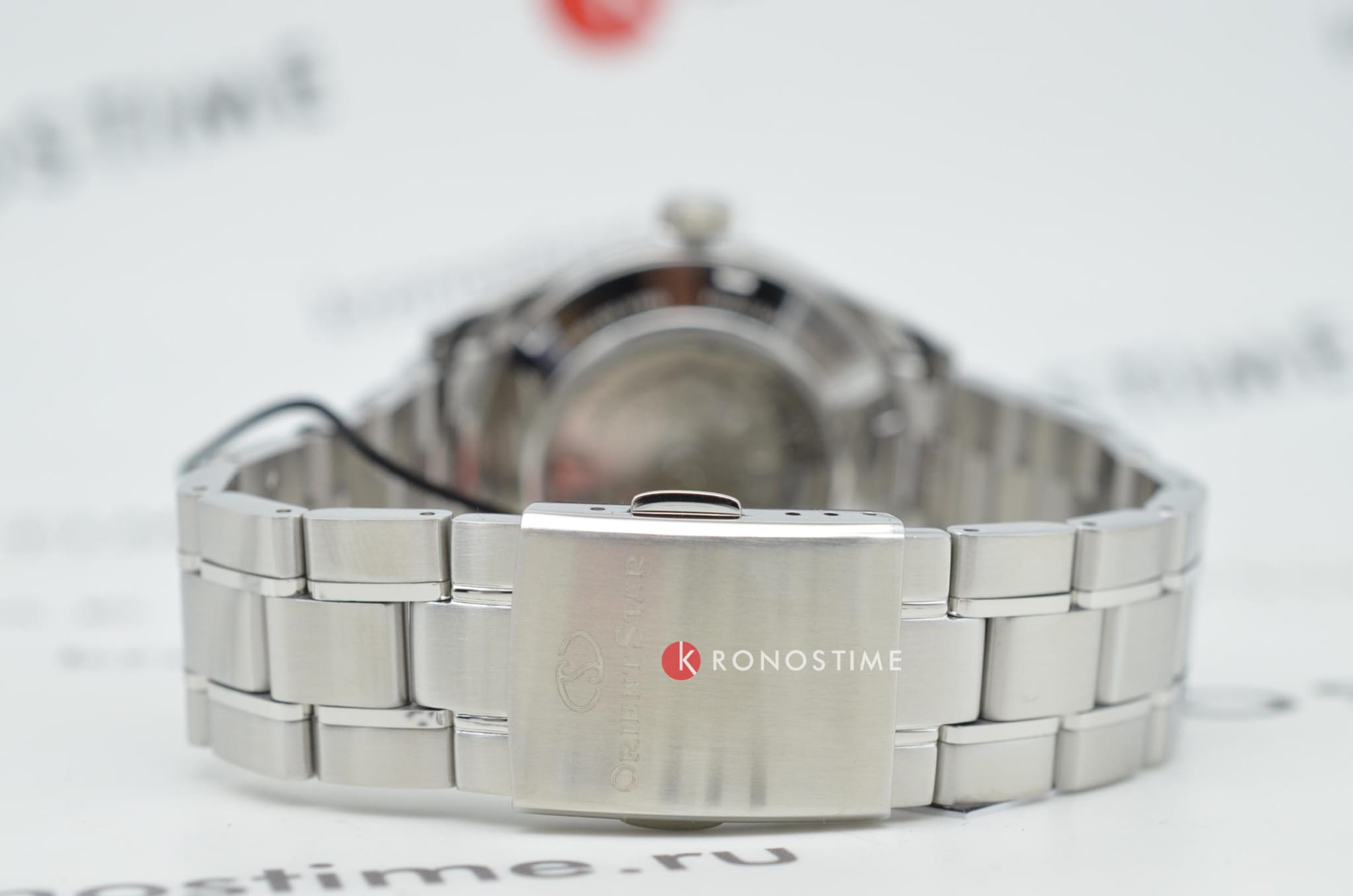 Orient Orient Star RE-AT0009N (RK-AT0009N) механические мужские часы часы крупный план черный циферблата