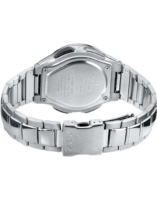 Casio Casio Collection AQ-180WD-1B, illuminator япония мужские часы на браслете нержавеющая сталь боковой вид