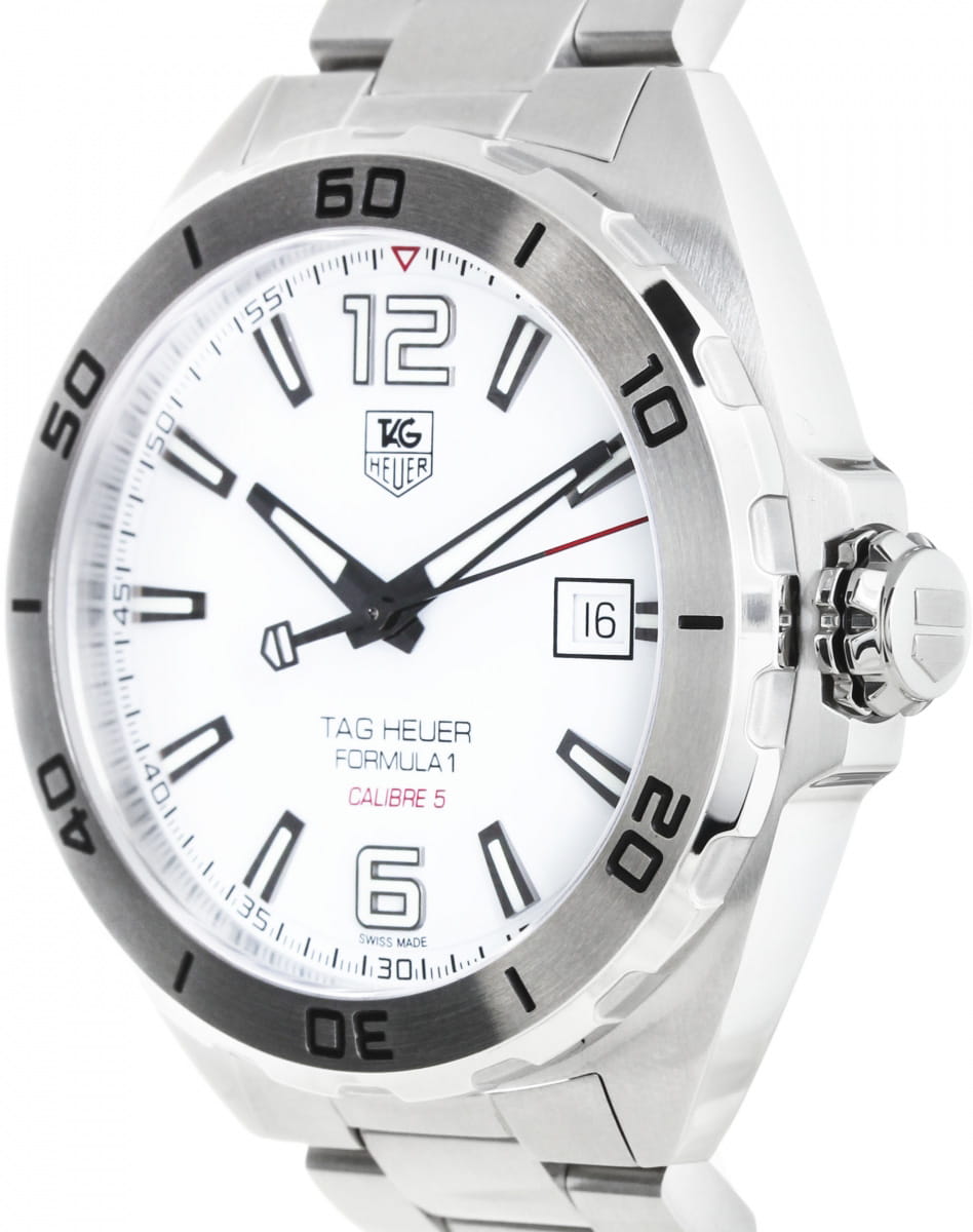TAG Heuer TAG Heuer Formula 1 WAZ2114.BA0875, formula 1 швейцария мужские часы на браслете нержавеющая сталь боковой вид