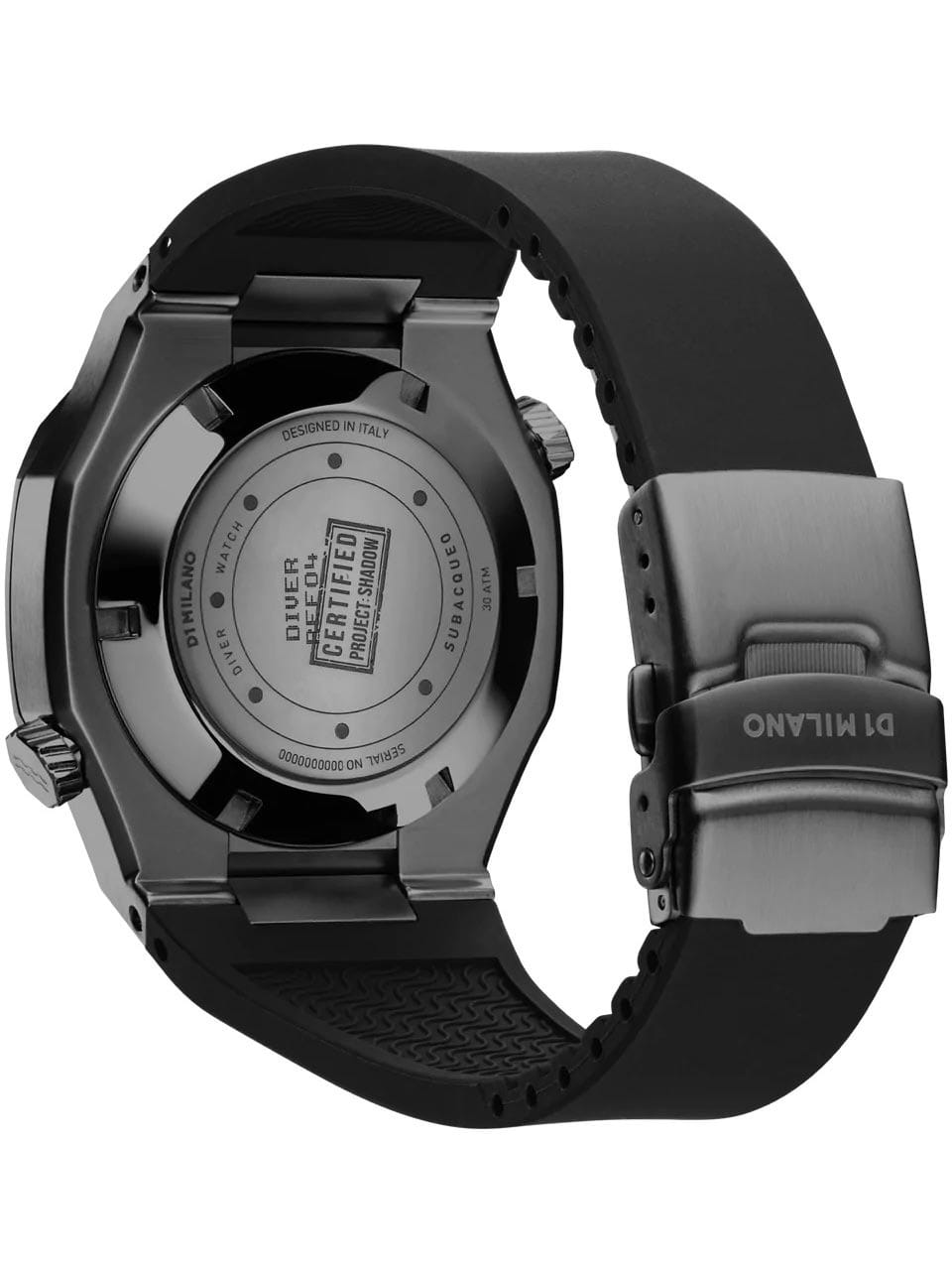 D1 Milano D1 Milano DVRJSH,  италия мужские часы на браслете силикон боковой вид
