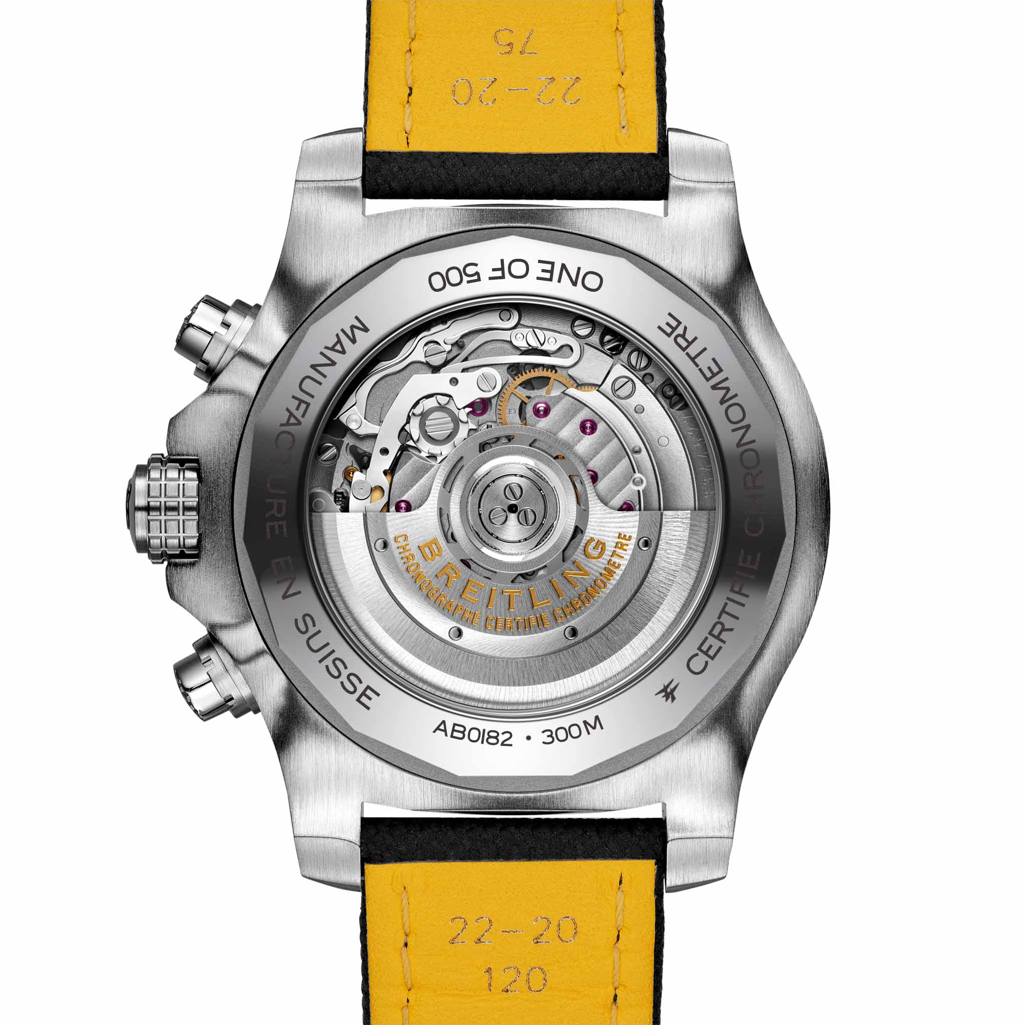 Оригинальные часы Breitling Breitling Avenger B01 Chronograph 45 AB01821A1B1X2 механические калибр механизма мануфактурный механизм breitling caliber b01 общий вид