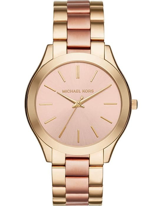 Michael Kors Michael Kors Ritz MK3493  MK3493 кварцевые женские часы розовый циферблат, браслет  — вид спереди