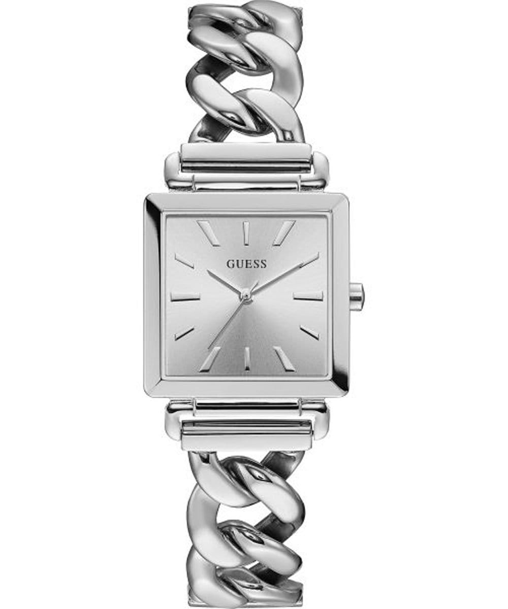 Guess GUESS W1029L1  W1029L1 кварцевые женские часы серебристый циферблат, браслет  — вид спереди