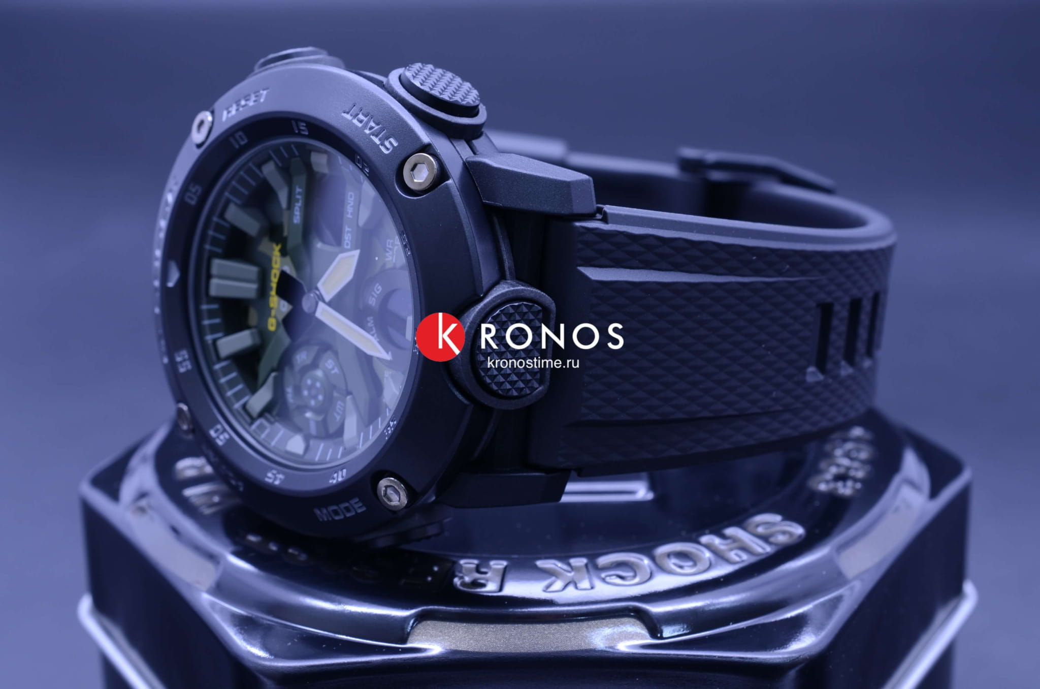 Оригинальные часы Casio Casio G-Shock GA-2000SU-1A электронные калибр механизма  общий вид