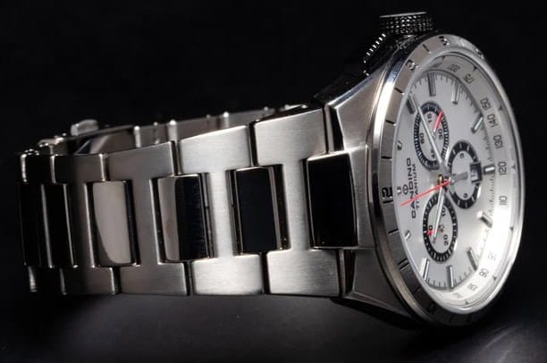 Candino Candino Titanium Chrono C4603/A кварцевые мужские часы часы крупный план белый циферблата