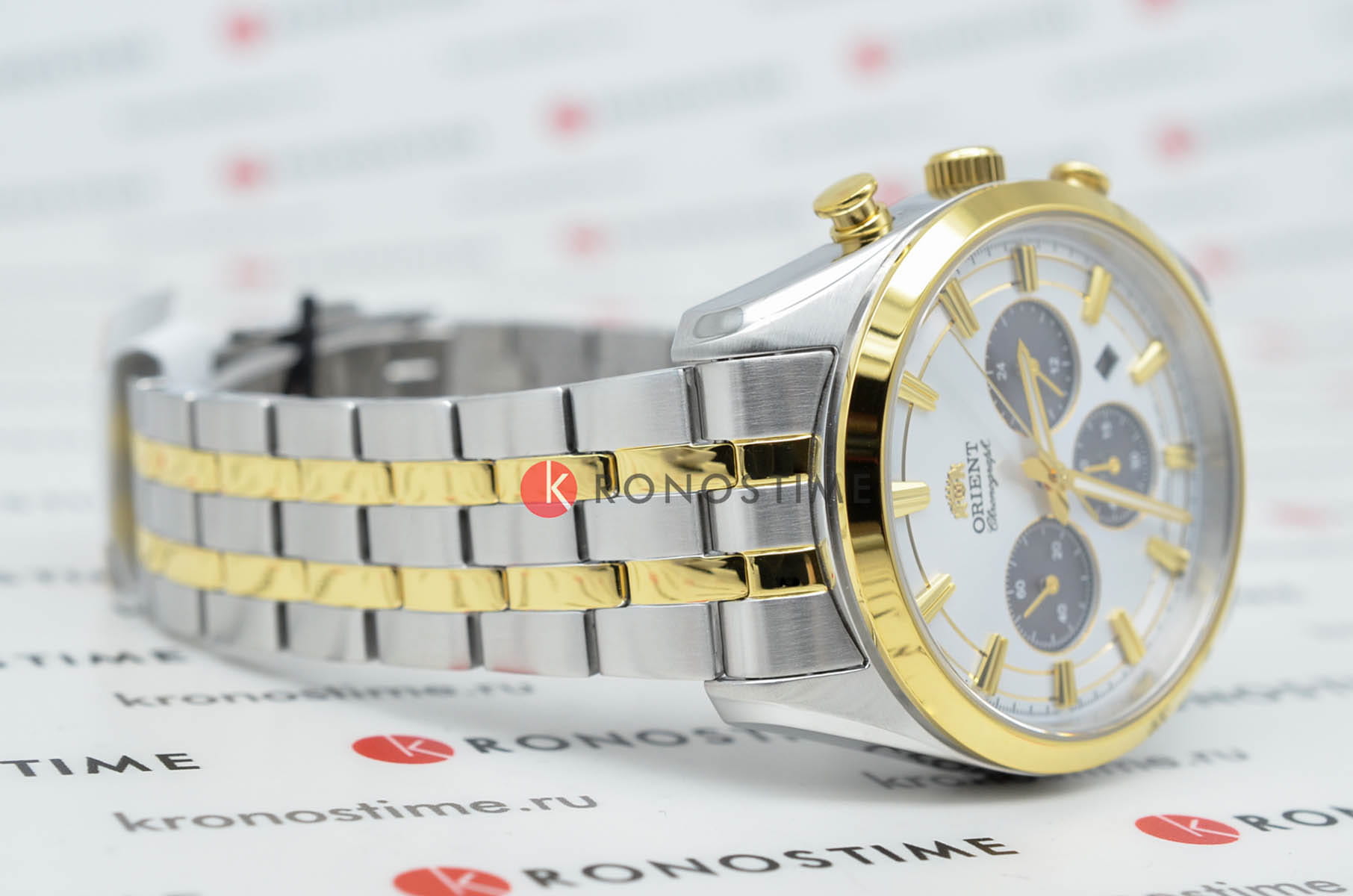 Orient Orient Chronograph RA-TX0302S (RN-TX0302S) мужские часы синий циферблат на запястье