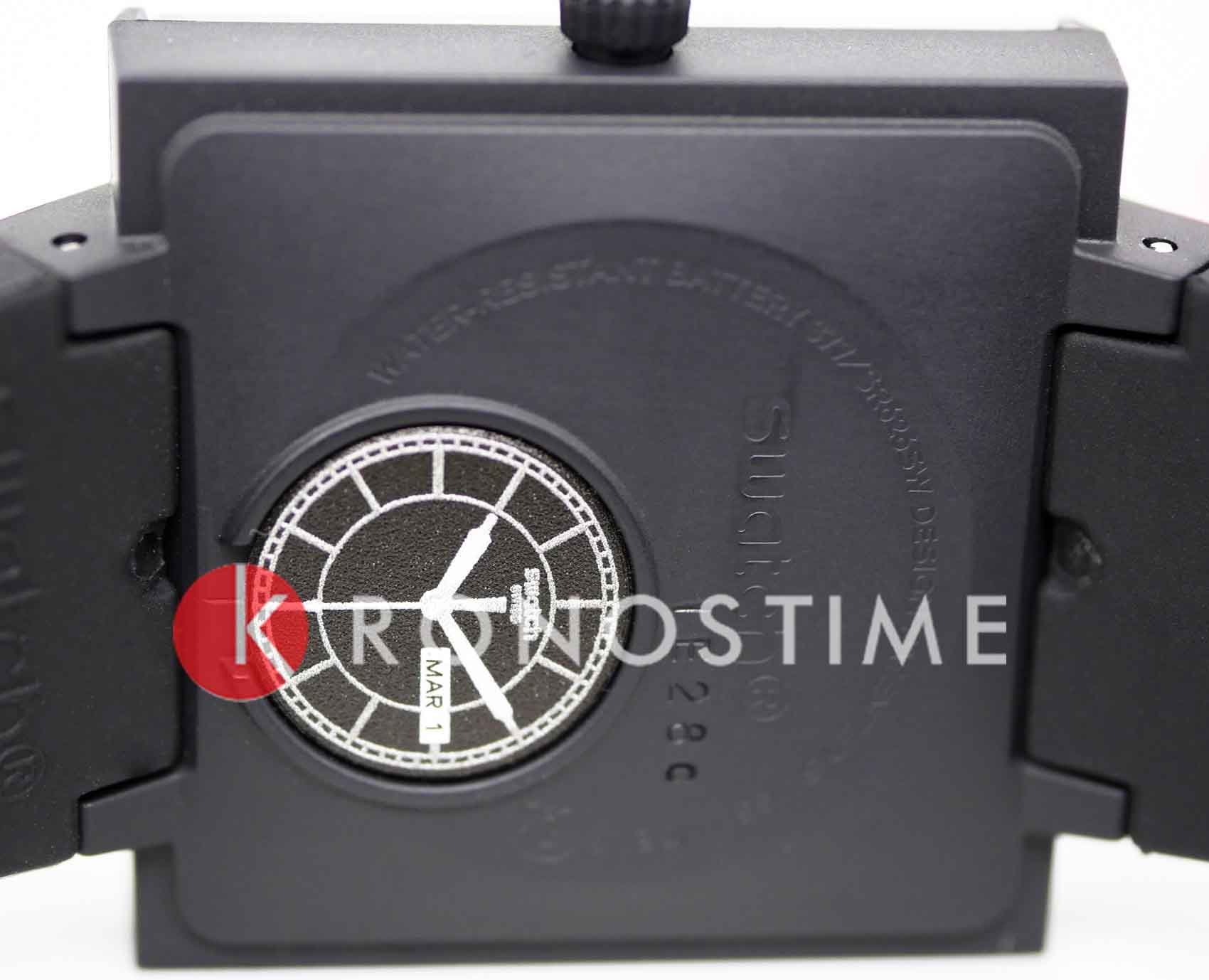 Swatch Swatch Square Bioceramic Standard SO34B701 кварцевые женские часы часы крупный план черный циферблата