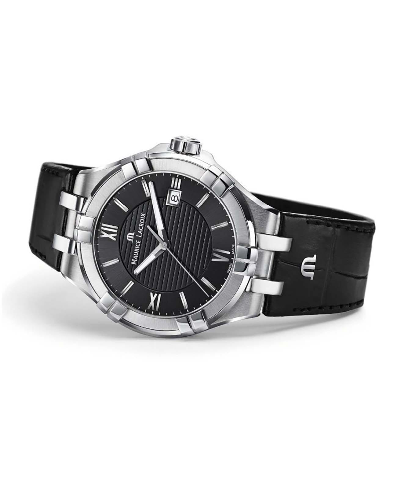 Maurice Lacroix Maurice Lacroix Aikon Date AI1008-SS001-330-1  - задняя крышка сталь металл корпуса, швейцария часы