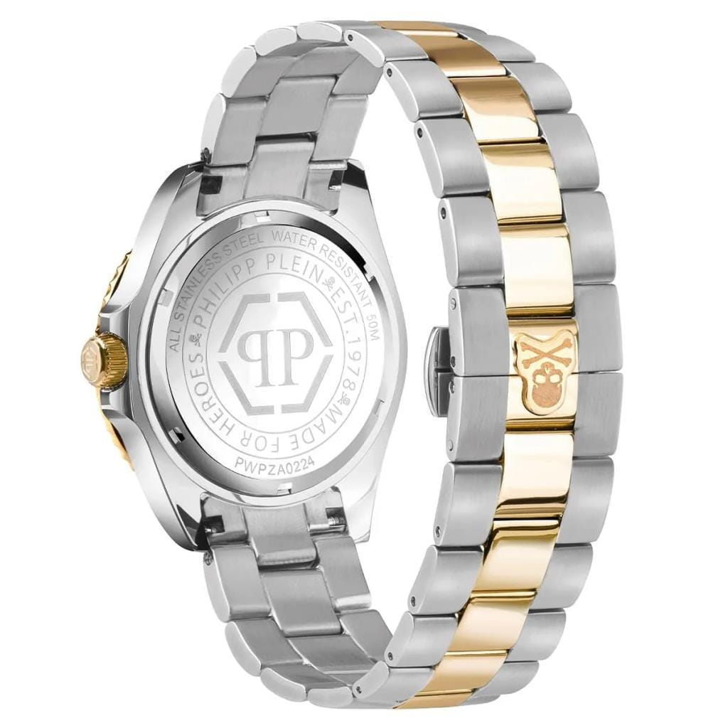 Philipp Plein Philipp Plein GMT-I Challenger  PWPZA0224,  германия мужские часы на браслете сталь с ip покрытием боковой вид