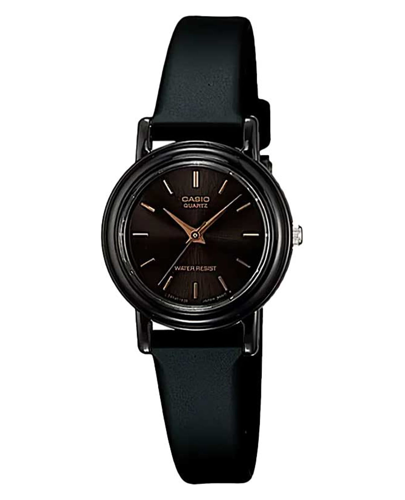 Casio Casio Collection LQ-139EMV-1AL  LQ-139EMV-1AL кварцевые женские часы коричневый циферблат, браслет пластик — вид спереди