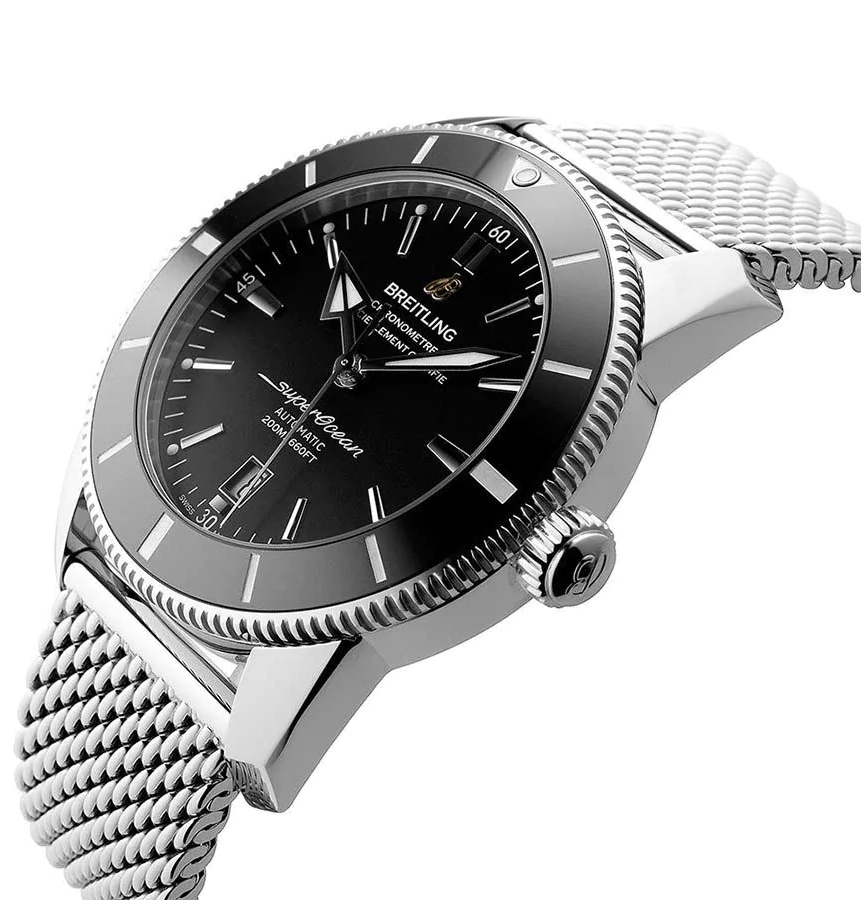 Breitling Breitling Superocean Heritage B20 Automatic 46 AB2020121B1A1 , наручные мужские часы фото под углом