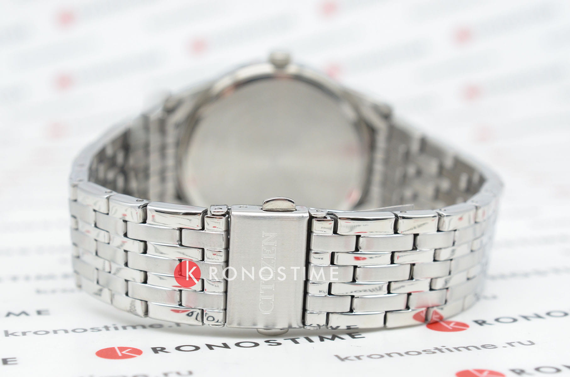 Citizen Citizen Basic BI5000-87L кварцевые мужские часы часы крупный план синий циферблата