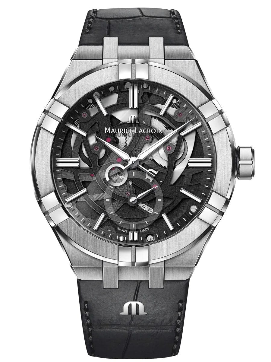 Maurice Lacroix Maurice Lacroix Aikon Automatic Mercury AI6088-SS002-030-1 , наручные мужские часы фото под углом