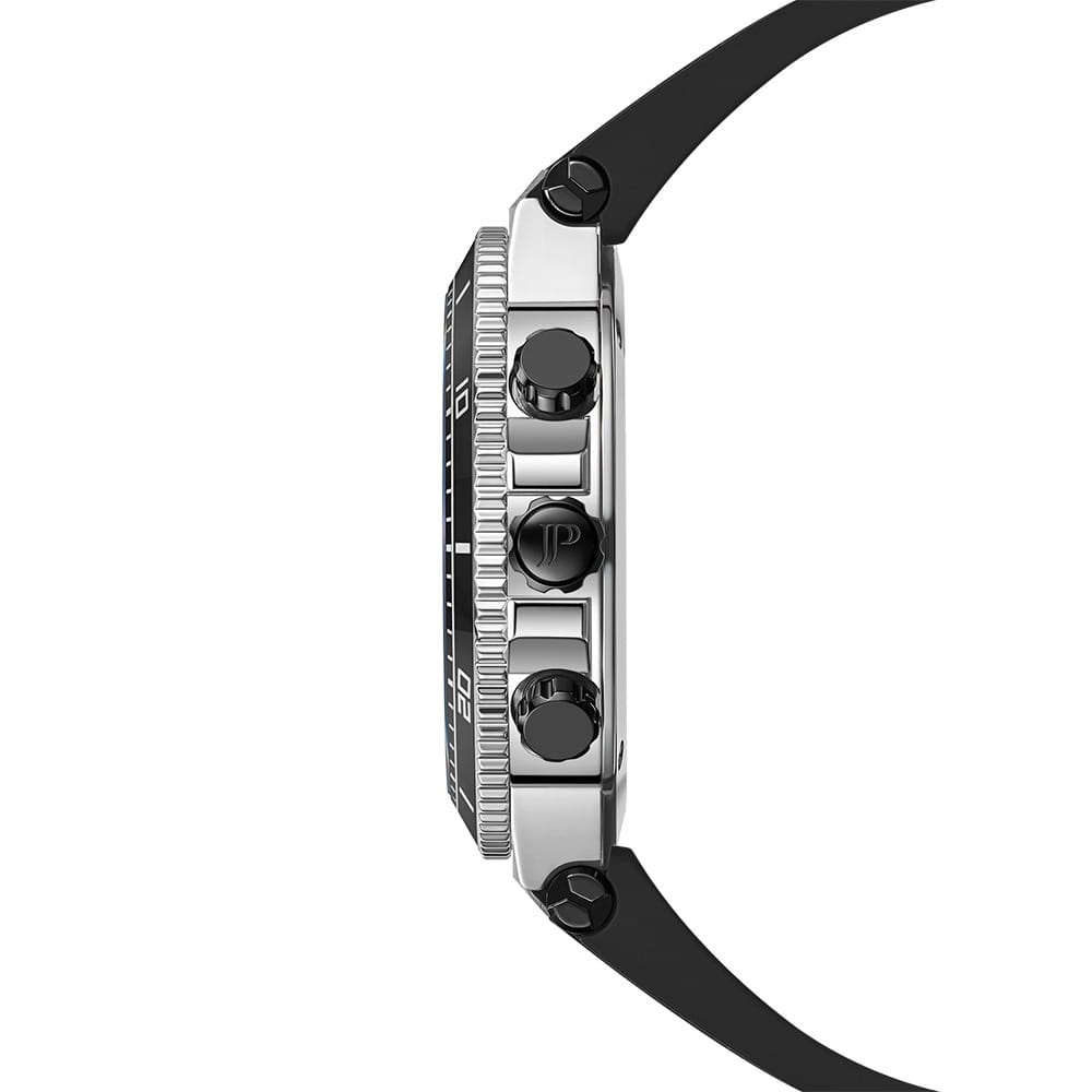 Jacques Philippe Jacques Philippe JPQGC447411SB,  швейцария мужские часы на браслете силикон боковой вид