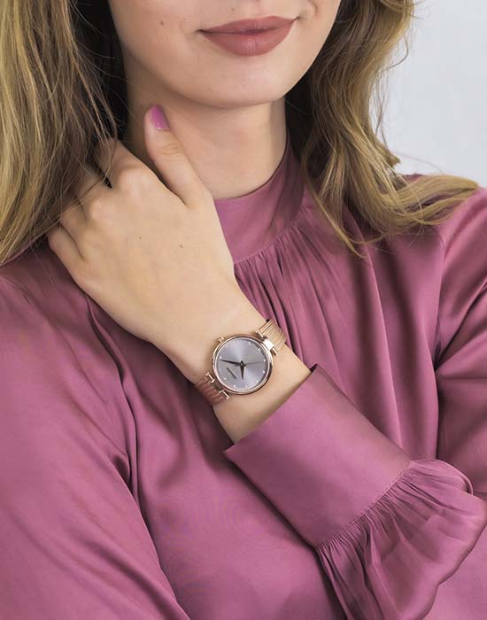 Adriatica Adriatica A3689.9147Q,  швейцария женские часы на браслете сталь c pvd покрытием боковой вид