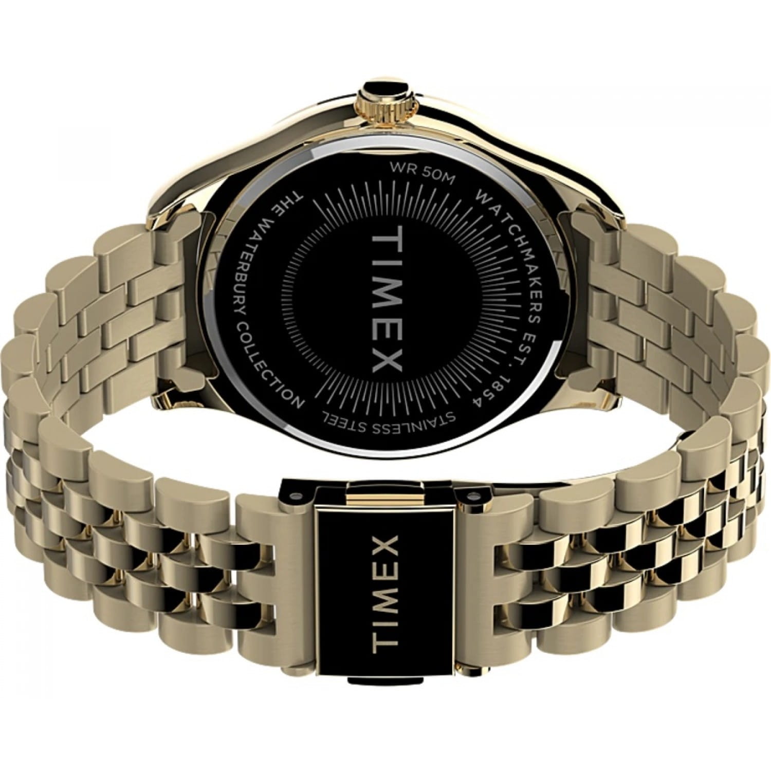 Timex Timex Waterbury Legacy TW2V45500,  сша женские часы на браслете нержавеющая сталь с pvd-покрытием боковой вид